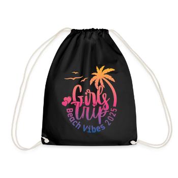 Week-end entre filles Beach Vibes 2025 - Sac de sport léger - noir - Devant