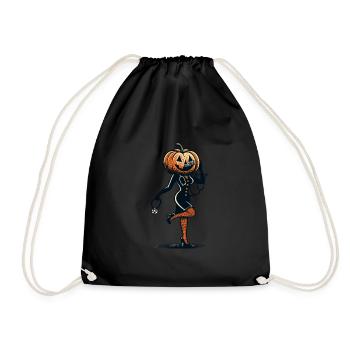 Drôle de citrouille infirmière infirmière gériatrique - Sac de sport léger - noir - Devant