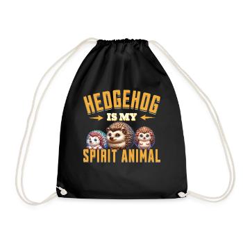 Hérisson - Sac de sport léger - noir - Devant