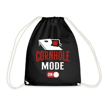 Joueur de sac de haricots de l’équipe Cornhole - Sac de sport léger - noir - Devant
