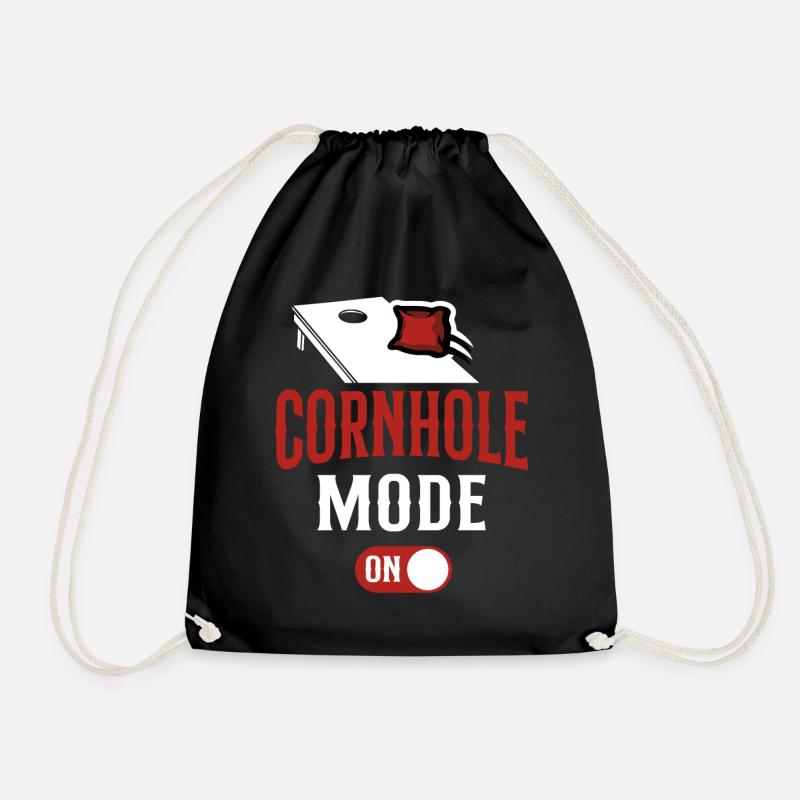 Cornhole Team Bean Bag Player - Turnbeutel - Schwarz