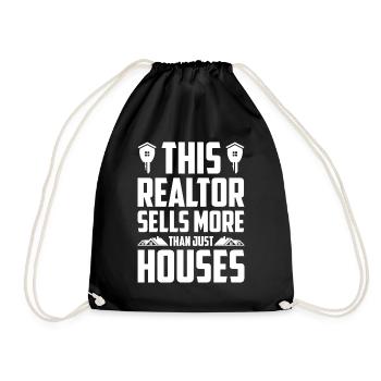Agent immobilier Courtier immobilier Agent immobilier Agent immobilier - Sac de sport léger - noir - Devant