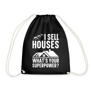 Agent immobilier Courtier immobilier Agent immobilier Agent immobilier - Sac de sport léger - noir - Devant