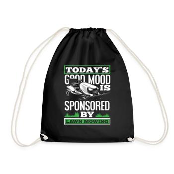 Paysagiste Love Tonte de pelouse - Sac de sport léger - noir - Devant