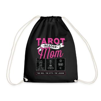 Tarot Reader Mom The Idol The Myth Fortune Telling - Drawstring Bag - black - Front