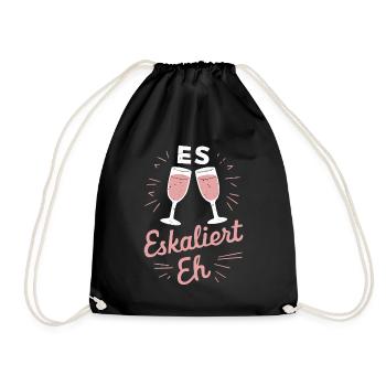 De toute façon, la situation s’intensifie ! – Coupe à Happy - Sac de sport léger - noir - Devant