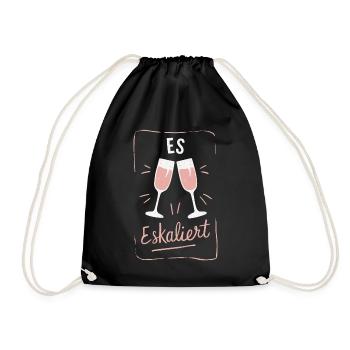 De toute façon, la situation s’intensifie ! – Coupe à Happy - Sac de sport léger - noir - Devant