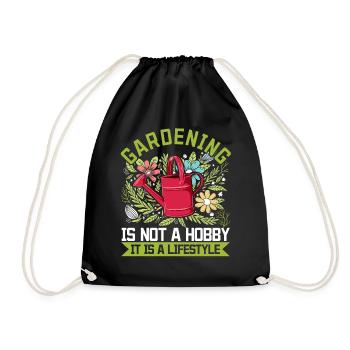 Le jardinage n’est pas un passe-temps, c’est un mode de vie - Lands - Sac de sport léger - noir - Devant