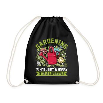 Le jardinage n’est pas seulement un passe-temps, c’est un mode de vie - - Sac de sport léger - noir - Devant