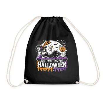 Magical time-out: Witch chills - Drawstring Bag - black - Front