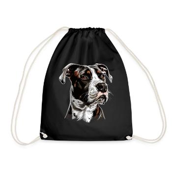 Pitbull Bulldog Pittie American Pitbull Terrier - Sac de sport léger - noir - Devant