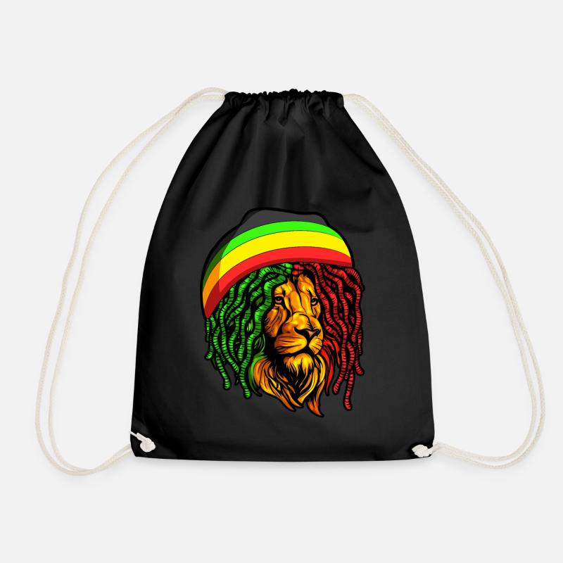 Rastafari Musik Vibes Only Rasta Jamaika Reggae - Turnbeutel - Schwarz