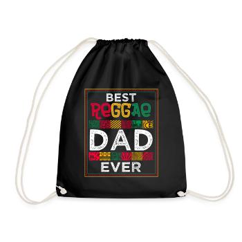 Rastafari Music Vibes Only Rasta Jamaica Reggae - Drawstring Bag - black - Front