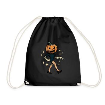 Drôle citrouille infirmière Halloween costume - Sac de sport léger - noir - Devant
