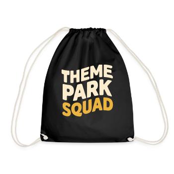 Theme Park Squad Lustiges Teamshirt - Turnbeutel - Schwarz - Vorne