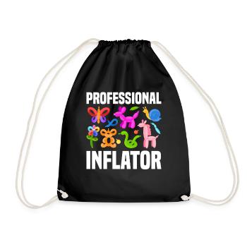 Ballon Twister Ballon Artiste Ballon Animaux - Sac de sport léger - noir - Devant