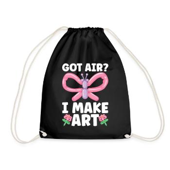 Ballon Twister Ballon Artiste Ballon Animaux - Sac de sport léger - noir - Devant