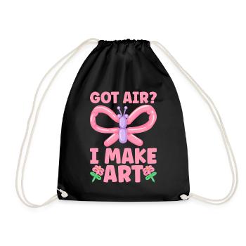 Ballon Twister Ballon Artiste Ballon Animaux - Sac de sport léger - noir - Devant