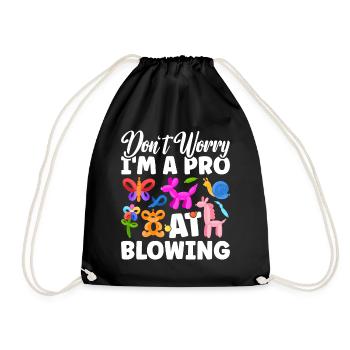 Ballon Twister Ballon Artiste Ballon Animaux - Sac de sport léger - noir - Devant