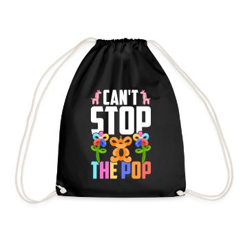 Ballon Twister Ballon Artiste Ballon Animaux - Sac de sport léger - noir - Devant
