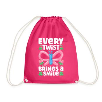 Ballon Twister Ballon Artiste Ballon Animaux - Sac de sport léger - fuchsia - Devant