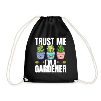 Jardinier amateur - Croyez-moi, je suis un jardinier - Sac de sport léger - noir - Devant
