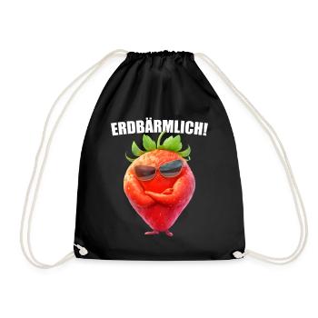 Pathétique! Lunettes de soleil fraise Graphique drôle - Sac de sport léger - noir - Devant