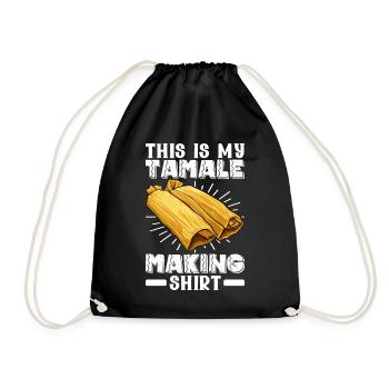 Tamale Cuisine mexicaine Tamale Lover - Sac de sport léger - noir - Devant