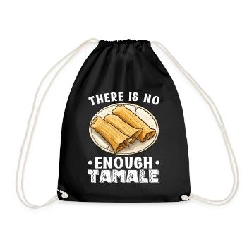 Tamale Mexikanisches Essen Tamale Liebhaber - Turnbeutel - Schwarz - Vorne