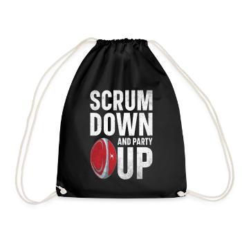 Cadeau Rugby Joueur de rugby Entraîneur de rugby - Sac de sport léger - noir - Devant