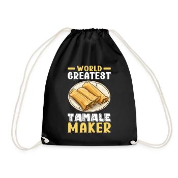 Tamale Cuisine mexicaine Tamale Lover - Sac de sport léger - noir - Devant