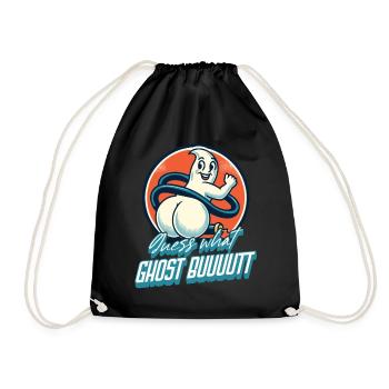Devinez ce que les fantômes disent drôles de fantômes - Sac de sport léger - noir - Devant