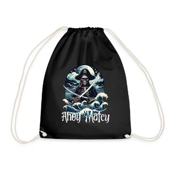 Ahoy Matey - Talk Like a Pirate - Sac de sport léger - noir - Devant