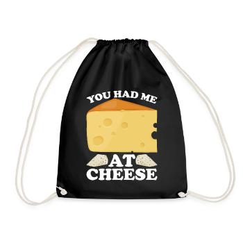 Cheesemaker Dairy Cheese maker Dairy technologist Cheese - Drawstring Bag - black - Front