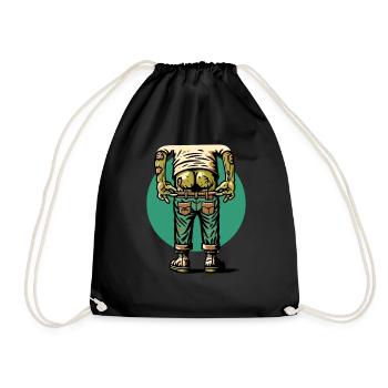 Drôle de mort-vivant cul Halloween Costume Décoration - Sac de sport léger - noir - Devant