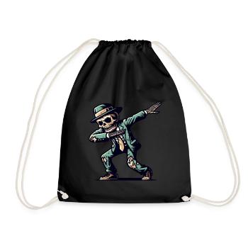 Dabbing Zombie Drôle Dabbing Design - Sac de sport léger - noir - Devant
