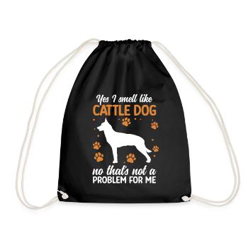 Je sens comme le bovin australien Chien de bétail Chien de bétail - Sac de sport léger - noir - Devant