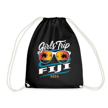 Voyage entre filles aux Fidji 2024 (Garantie du prix le plus bas) - Sac de sport léger - noir - Devant