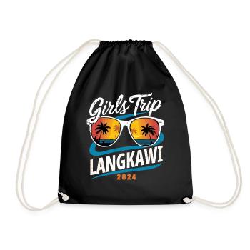 Girls Trip Langkawi 2024 - Turnbeutel - Schwarz - Vorne