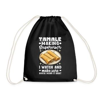 Tamale Cuisine mexicaine Tamale Lover - Sac de sport léger - noir - Devant