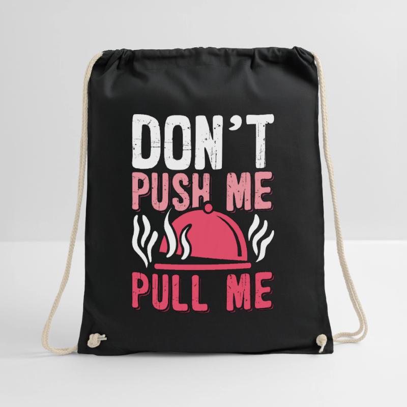 Pulled Pork BBQ Don't Push Me Pull Me BBQ Lover Turnbeutel
