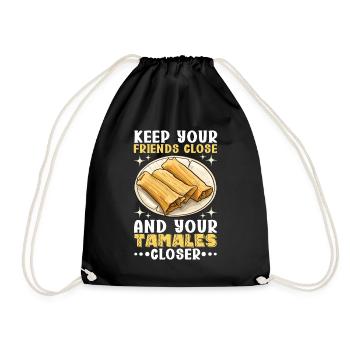 Tamale Cuisine mexicaine Tamale Lover - Sac de sport léger - noir - Devant
