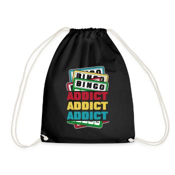 Bingo Addict Caller Daubers Bingo Professionnel - Sac de sport léger - noir - Devant