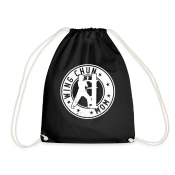 Wing Chun Mom Wing Chun Mama - Turnbeutel - Schwarz - Vorne