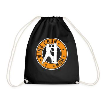Wing Chun Mom Wing Chun Fighter - Turnbeutel - Schwarz - Vorne