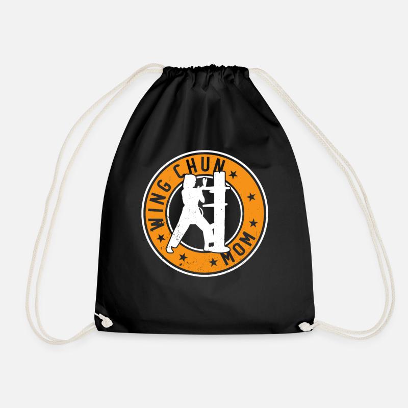 Wing Chun Mom Wing Chun Fighter - Turnbeutel - Schwarz