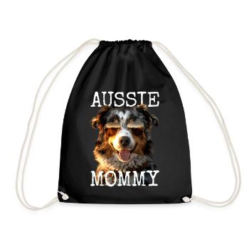 Aussie Maman Fête des Mères Maman Berger Australien - Sac de sport léger - noir - Devant