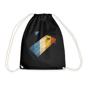 Joueur de sac de haricots de l’équipe Cornhole - Sac de sport léger - noir - Devant