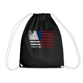 Joueur de sac de haricots de l’équipe Cornhole - Sac de sport léger - noir - Devant
