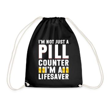 Assistant pharmaceutique Technicien en pharmacie - Sac de sport léger - noir - Devant